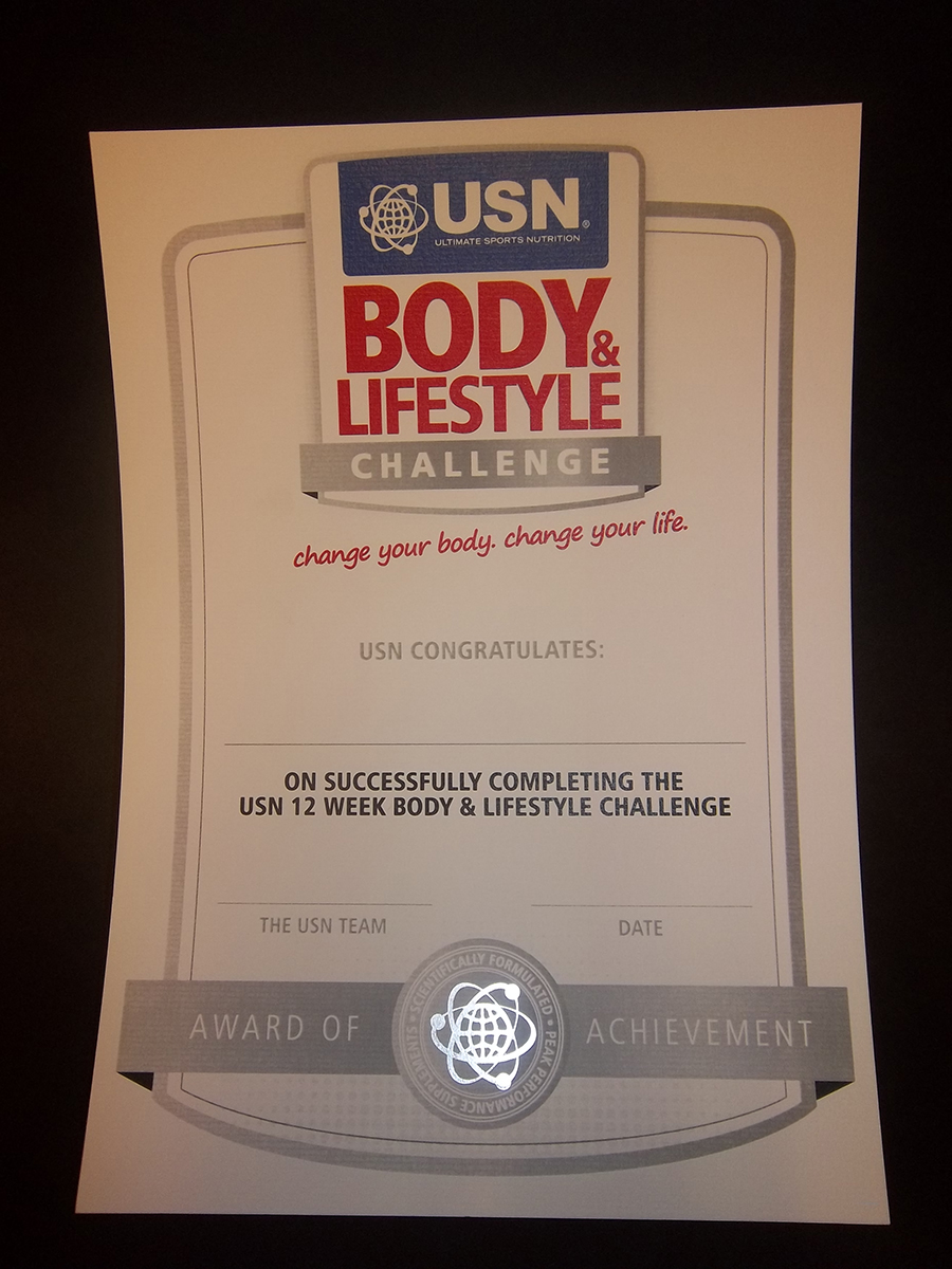 Certificate Foiled and printed on Laid Card Stock