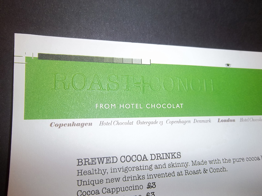 Sample of Blind Embossing