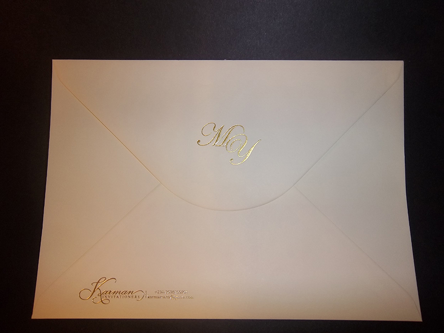 Envelope Foil Printed