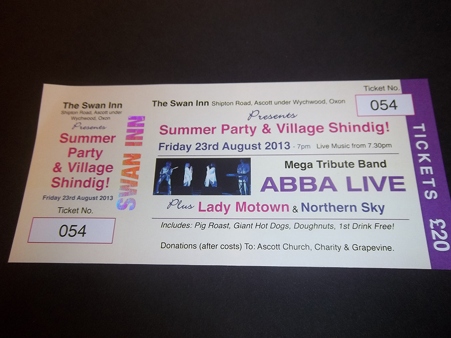 Ticket Holographic Foil