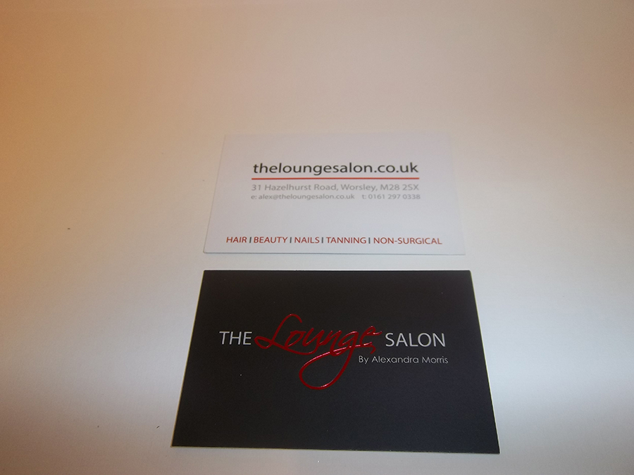 Business Card Foiled on GF Smith Duplex Stock