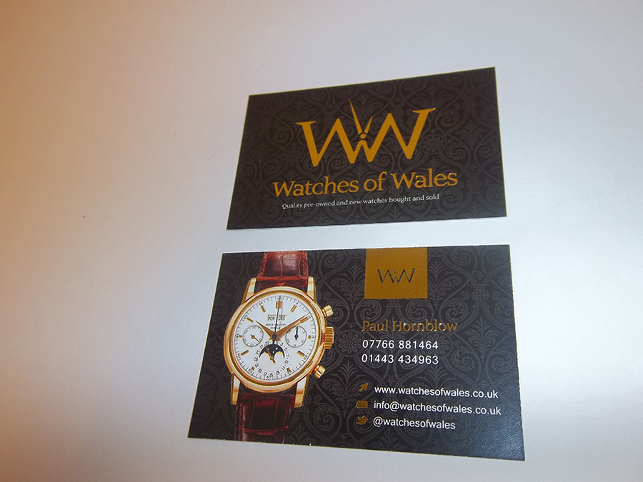 Litho Printed cards foil printed 2 sides