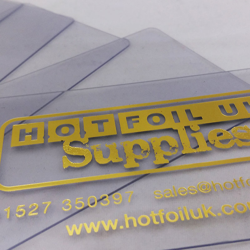 Clear Plastic Blanks